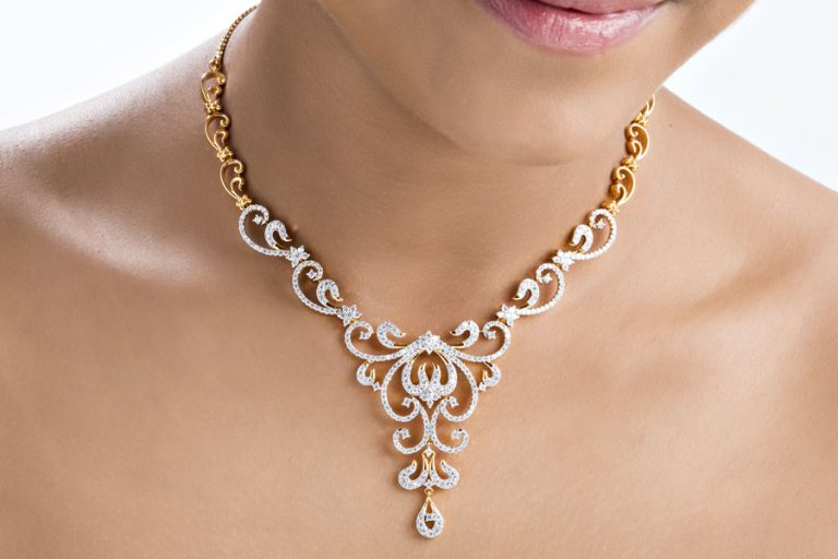 Signity Diamonds Nakshatra Necklace Set - Rentjewels