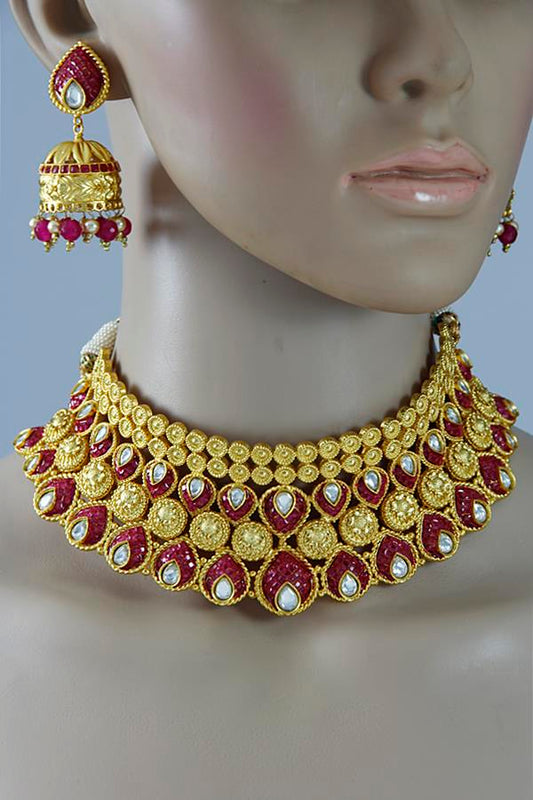 Kundan White Pearls Side Passa - Rentjewels