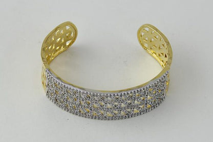 Signity Diamond Cuff Bracelet - Rentjewels