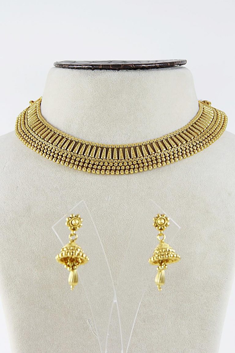 Classic Gold Plated Necklace Set