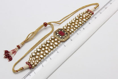 Exquisite Kundan Choker Necklace Set